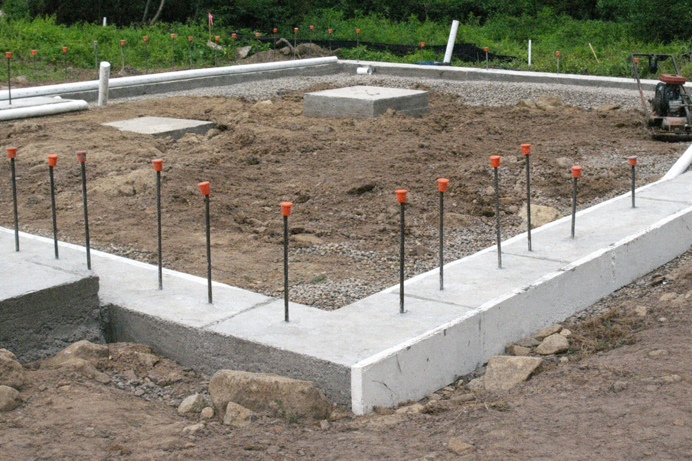 Concrete footings in Grand Island, NE